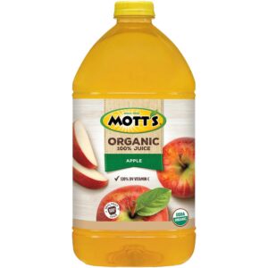 Mott's Jugo de Manzana 100% Orgánico sin Azúcar Añadida 3.78 L