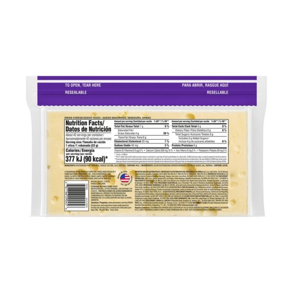 Member's Selection Queso Suizo Rebanado 907 g /   2 lb - Imagen 3