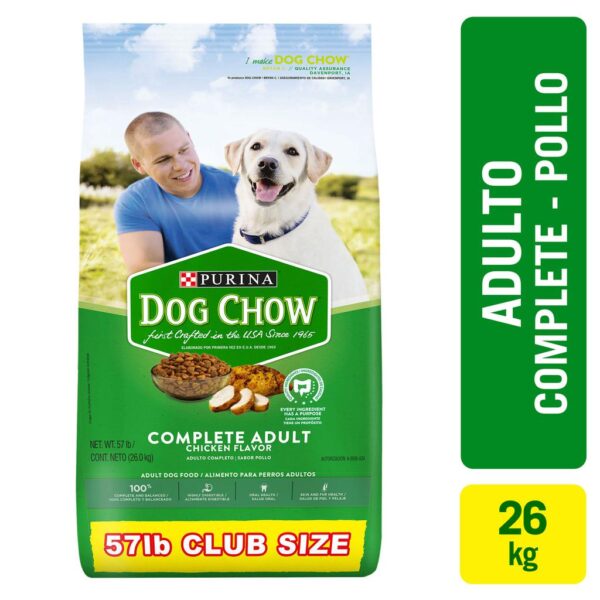 Dog Chow Comida para Perro Adulto 26 kg  - 57 lb - Imagen 2