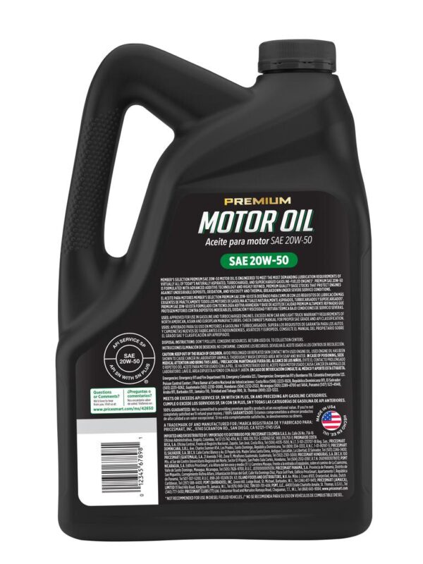 Members Selection 20W50 Aceite para Motor - Imagen 2