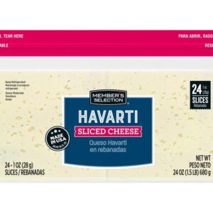 Members Selection Queso Havarti Rebanado 680 g