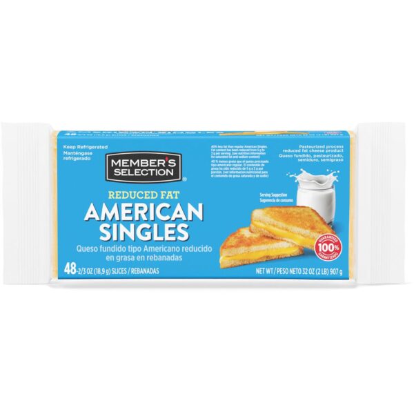Members Selection Queso Americano Bajo en Grasa 907 g