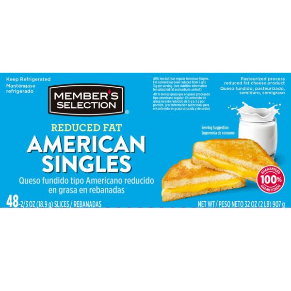Members Selection Queso Americano Bajo en Grasa 907 g - Imagen 2