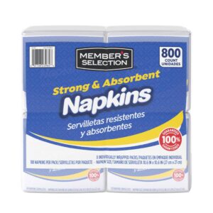Members Selection Servilletas Resistentes y Absorbentes 8 Unidades