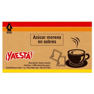 Ya Está. Azúcar Morena en Sobres 1000 Unidades 7g
