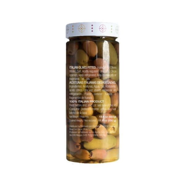 De Carlo Aceitunas Italianas sin Hueso 550 g - Imagen 2