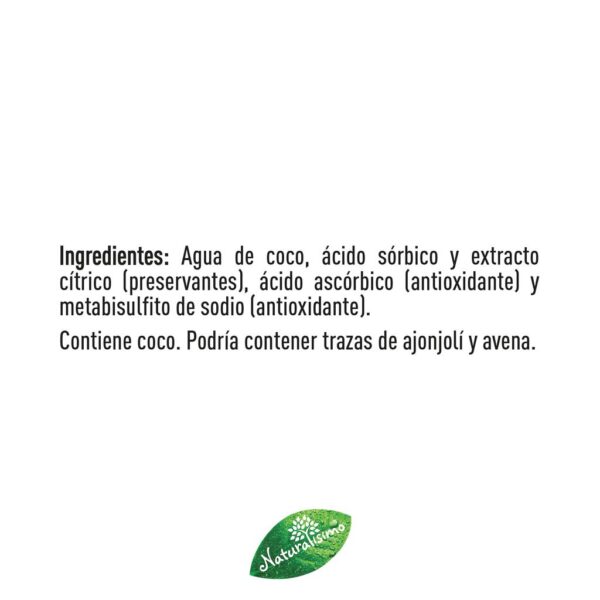 Naturalisimo Agua de Coco 3.7 L / 125 oz - Imagen 4