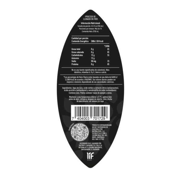 Naturalisimo Agua de Coco 3.7 L / 125 oz - Imagen 5