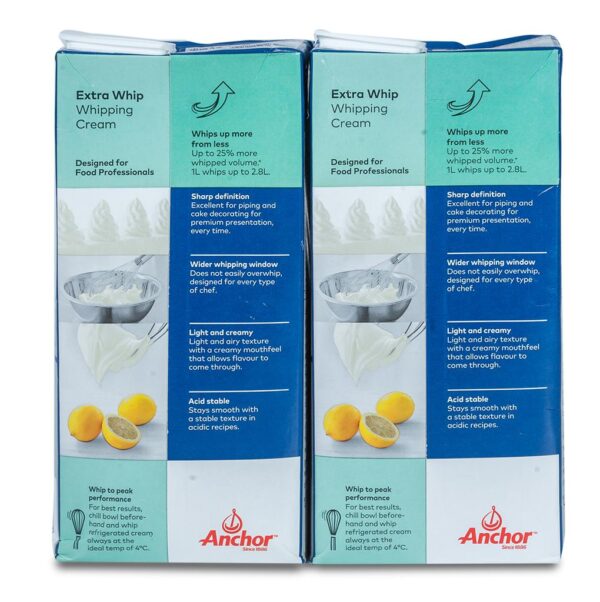Anchor Crema Pura Batir 2 Unidades 1L - Imagen 2