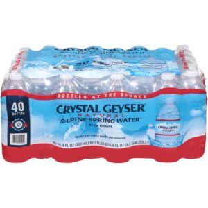 Crystal Geyser Agua de Manantial Alpino 40 Unidades 500 mL