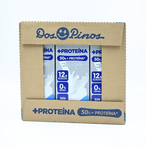 Dos Pinos Leche con Proteína Delactosada 12 Unidades 946 mL
