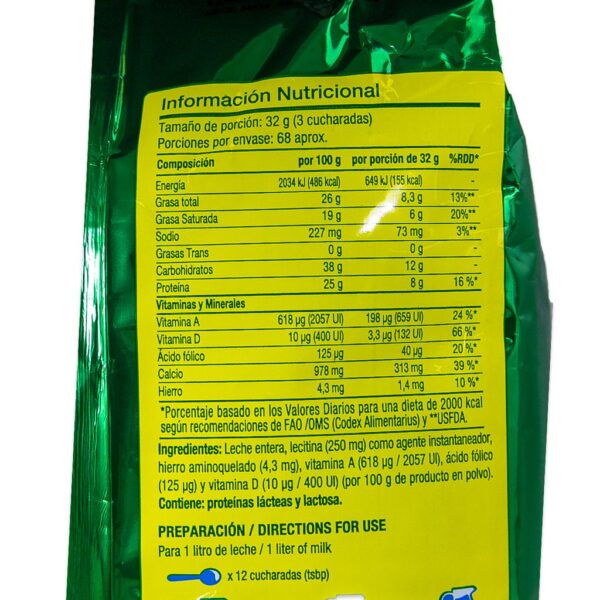 Pinito Leche Entera en Polvo Vitaminada 2.2 kg - Imagen 3