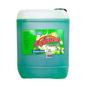 DETERGENTE LIQUIDO POLANCO MANZANA CANECA 10 LITROS