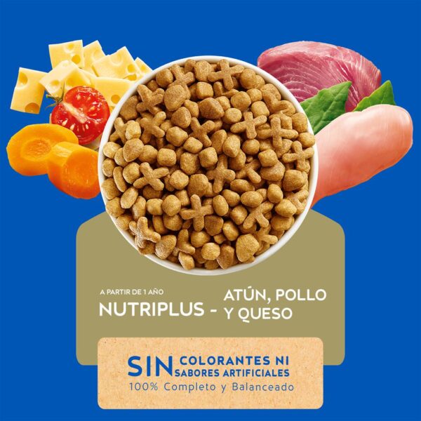 Cat Chow Nutriplus Comida para Gato 9 kg  19.8 lb - Imagen 3