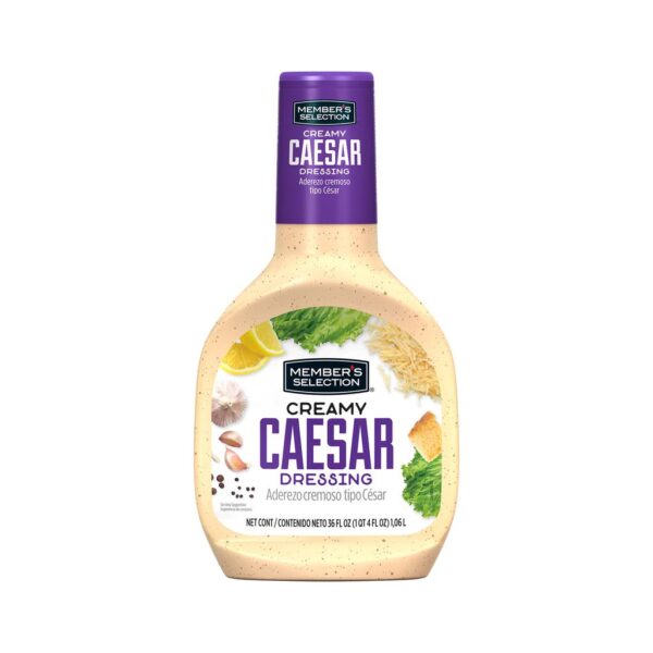 Members Selection Aderezo Tipo Caesar Para Ensaladas Vegetales 1.06 L / 36 oz