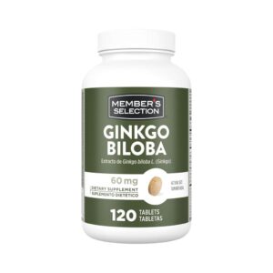 Members Selection Ginkgo Biloba 60 Mg 120 Comprimidos
