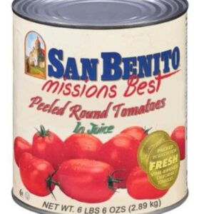 San Benito, Tomate Entero Pelado 6lbs